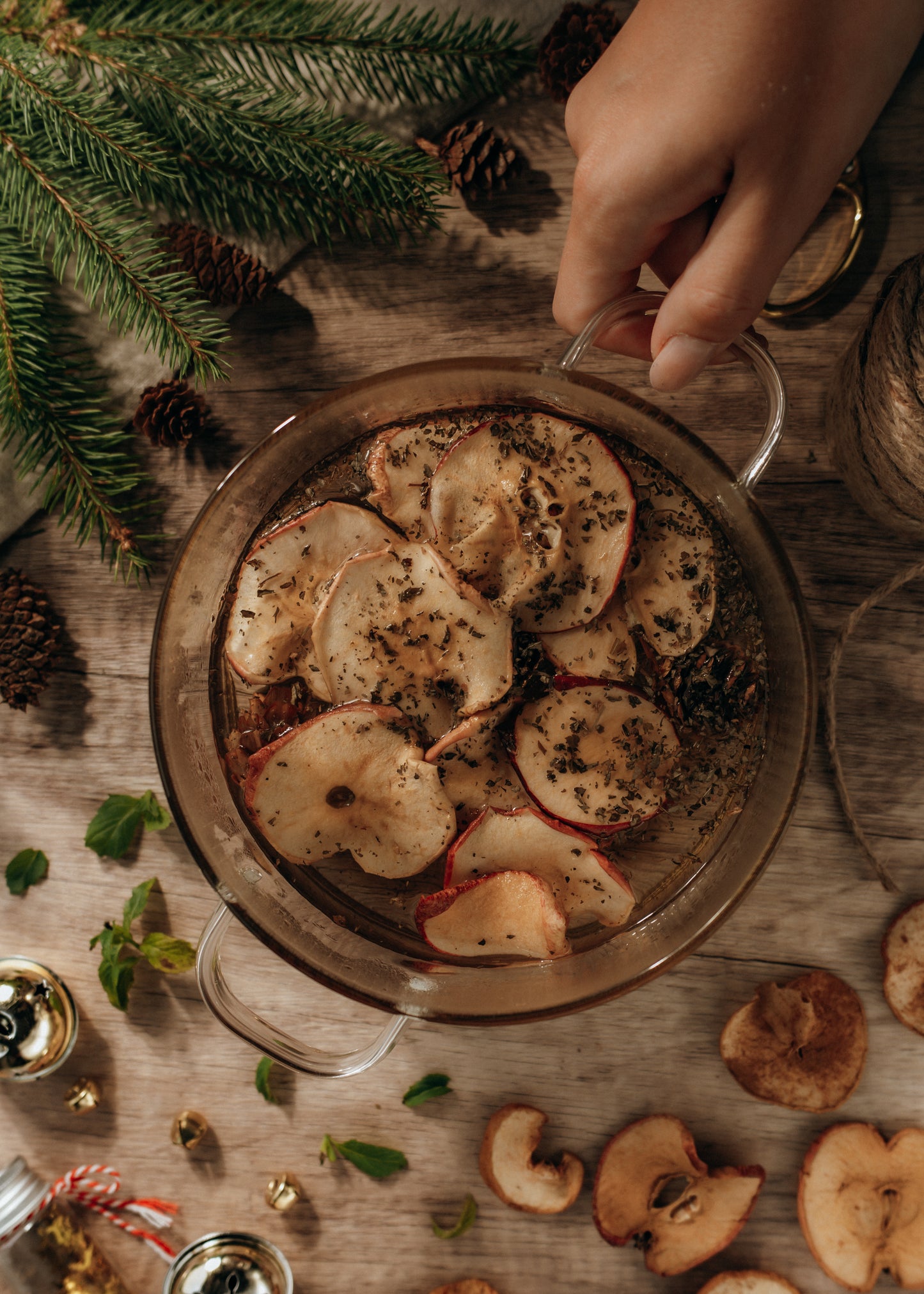 Peppermint Cocoa Simmer Pot | Apple Vanilla Peppermint