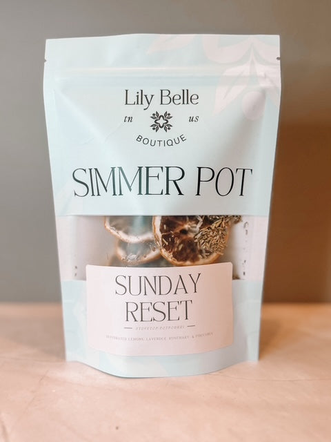 Sunday Reset Simmer Pot | Lemon Lavender Rosemary