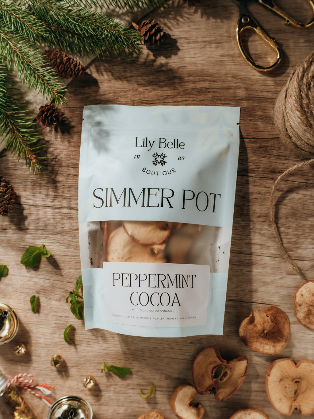 Peppermint Cocoa Simmer Pot  | Apple Vanilla Peppermint