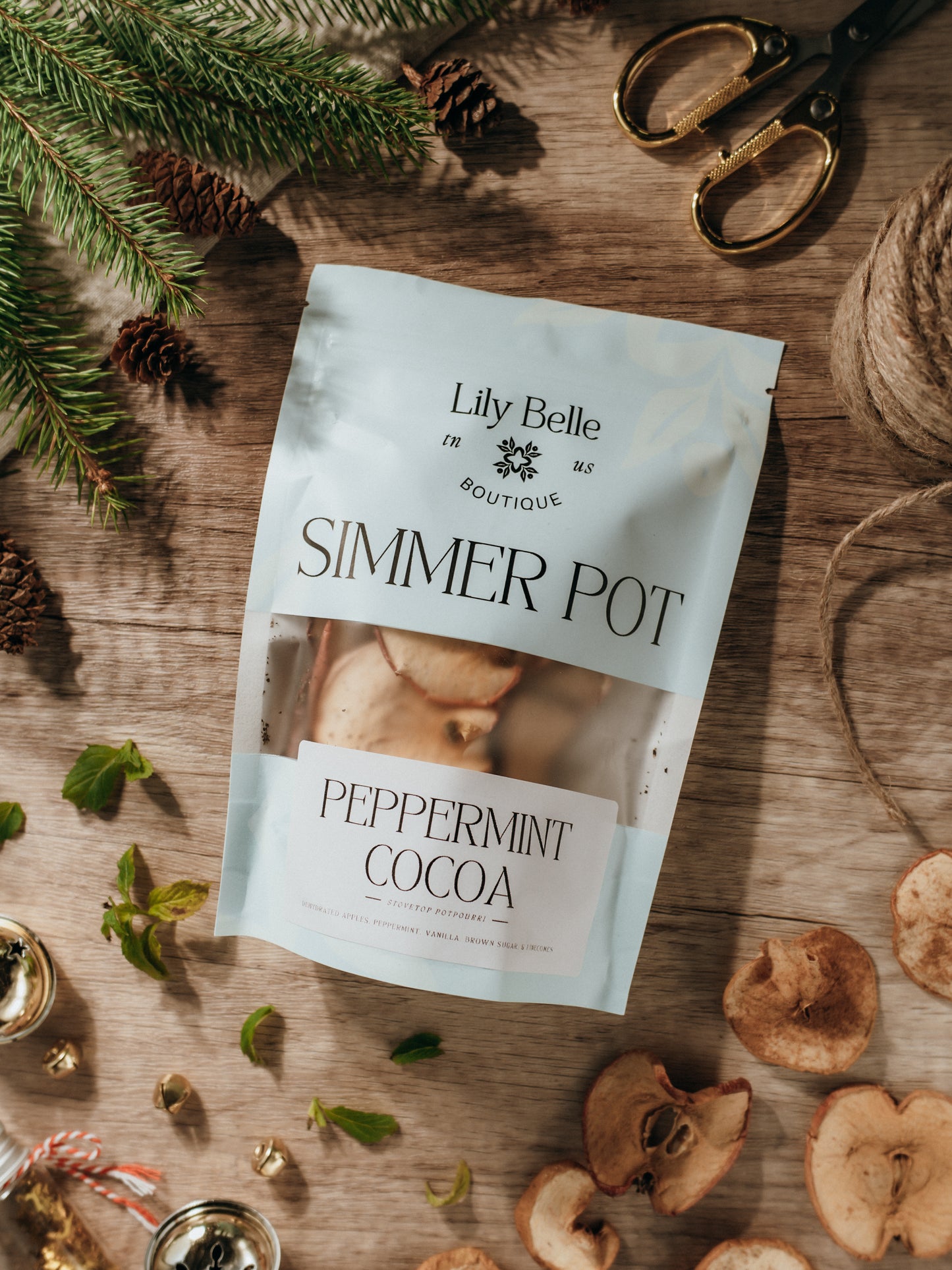 Peppermint Cocoa Simmer Pot  | Apple Vanilla Peppermint