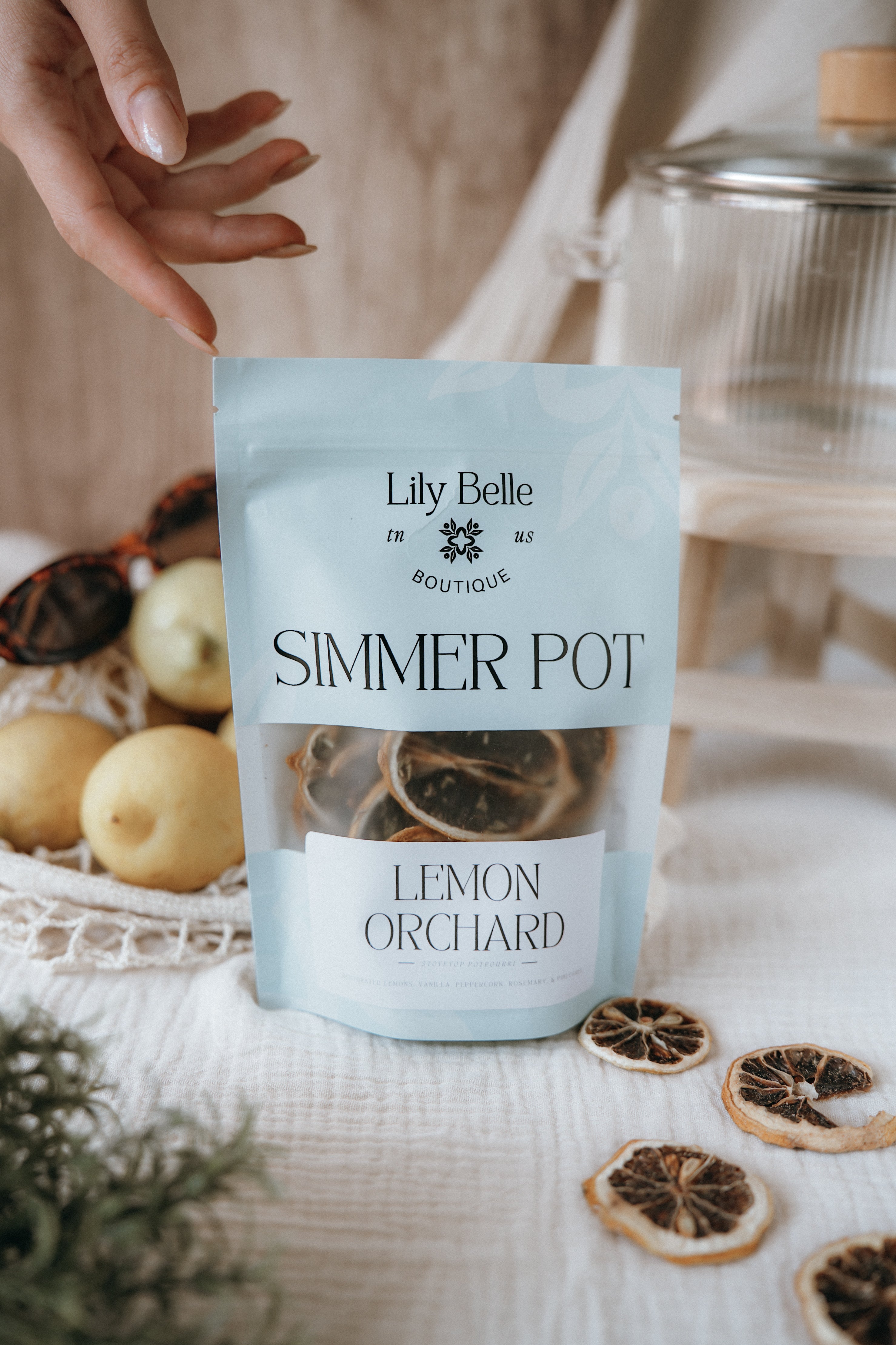 Lemon Orchard Simmer Pot | Lemon Rosemary Peppercorn