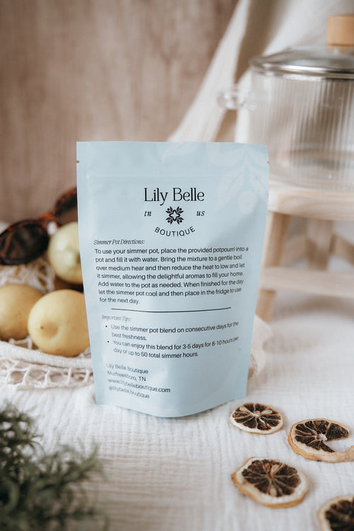 Lemon Orchard Simmer Pot | Lemon Rosemary Peppercorn