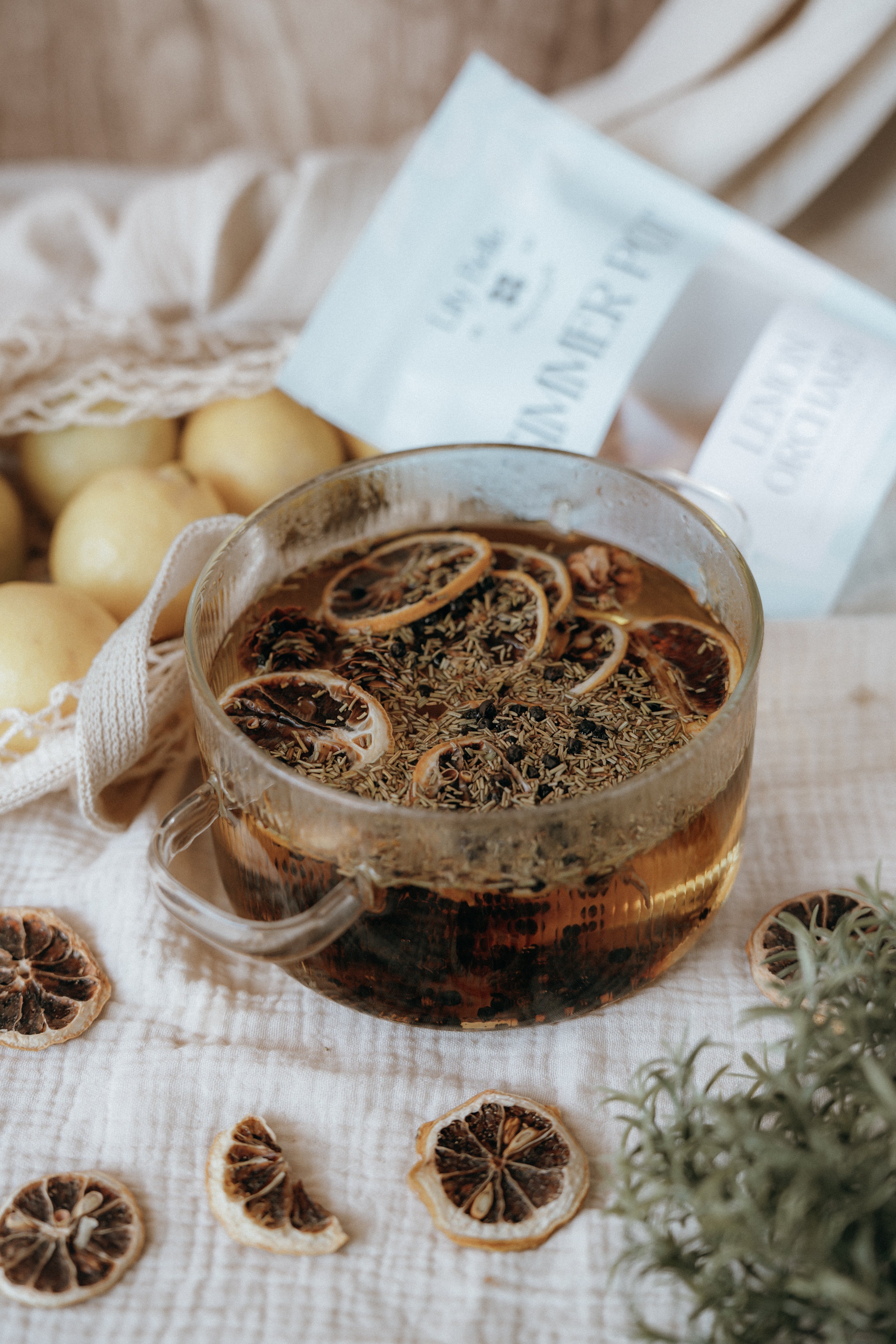 Lemon Orchard Simmer Pot | Lemon Rosemary Peppercorn