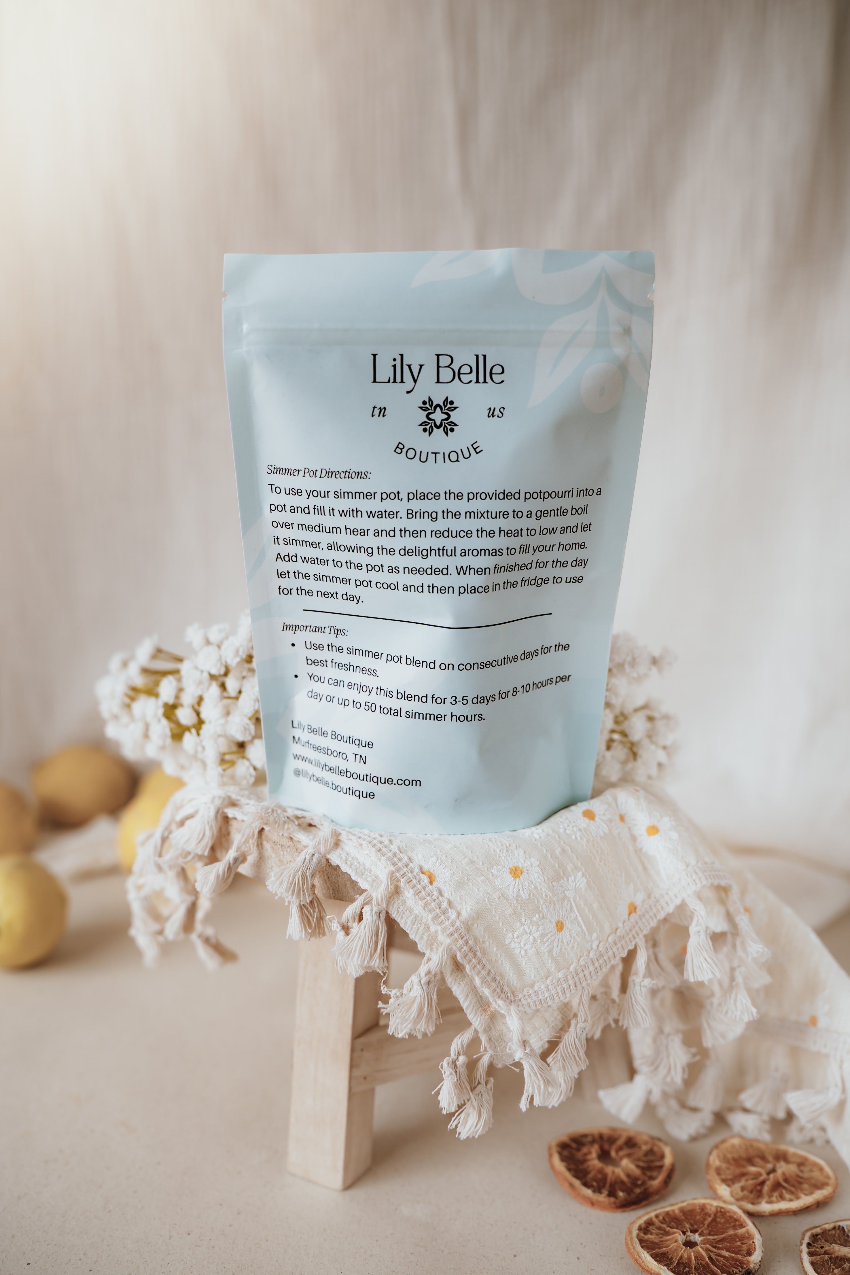 Mood Boost Simmer Pot | Lemon Orange Rosemary Vanilla