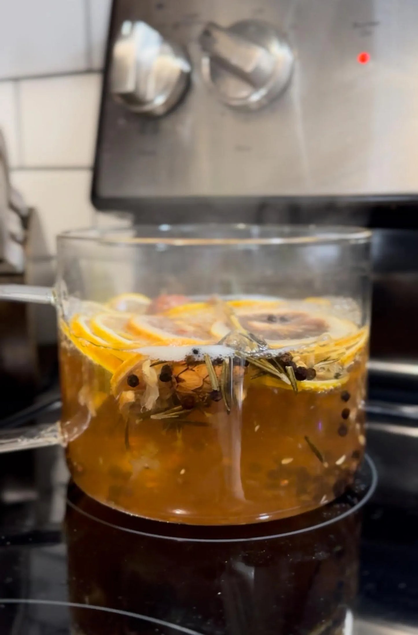 Glass Simmer Pot   | Stovetop Potpourri